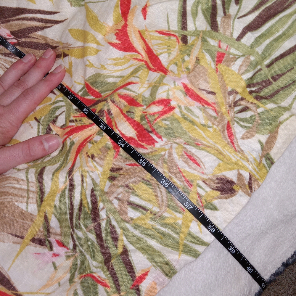 J. Jill Love Linen Tropical Print Shift Dress Womens M Tall Sleeveless Resort - Picture 10 of 10